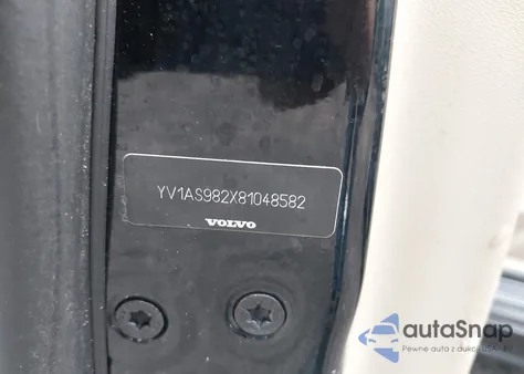 2008 Volvo S80 3.2 z USA, uszkodzony, nr VIN YV1AS982X81048582